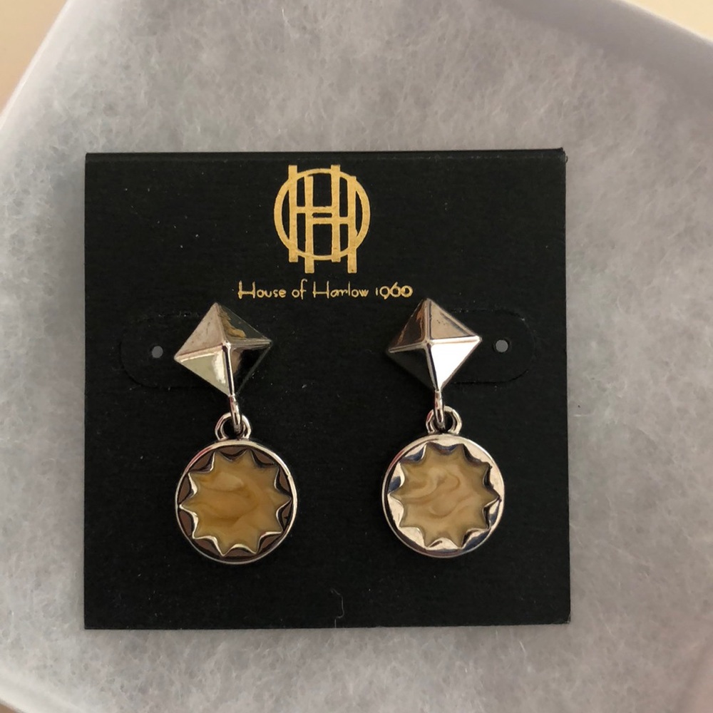 Brand new house of Harlow sunburst earrings